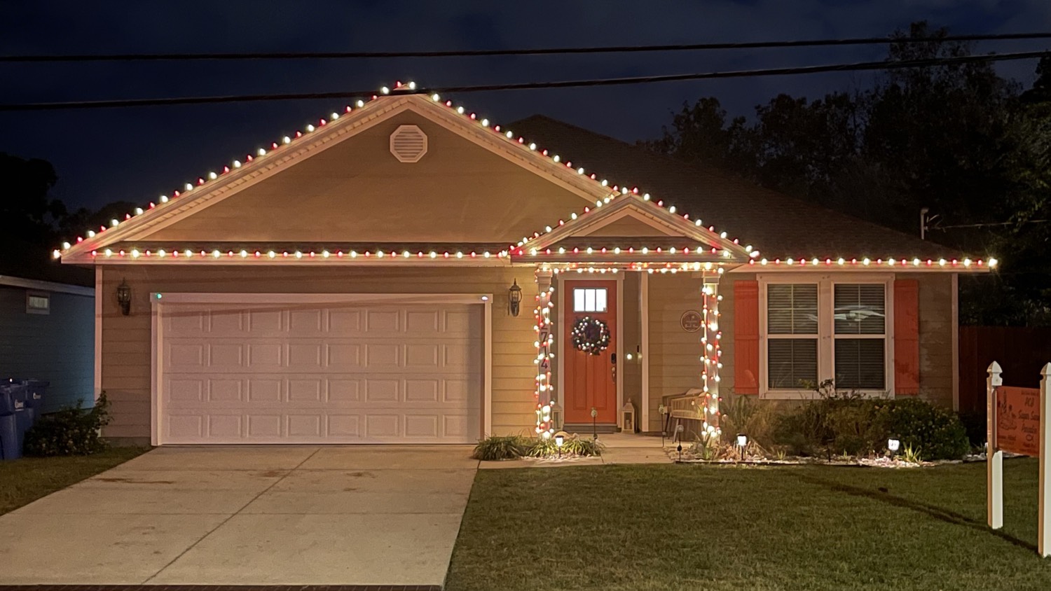 Front of the house